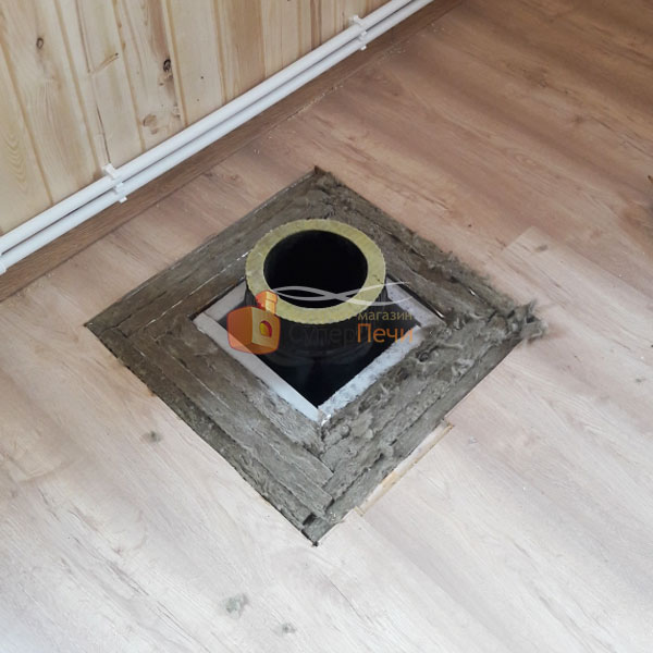   Монтаж теплонакопительной печи Каминити Карьяла Вертикаль (миниатюра)